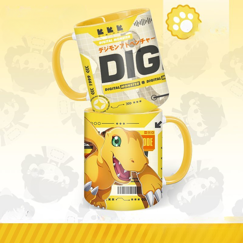 Digimon شخصية أنيمي البضائع ال - مراجعة Anime Merchandise Mugs وسعره